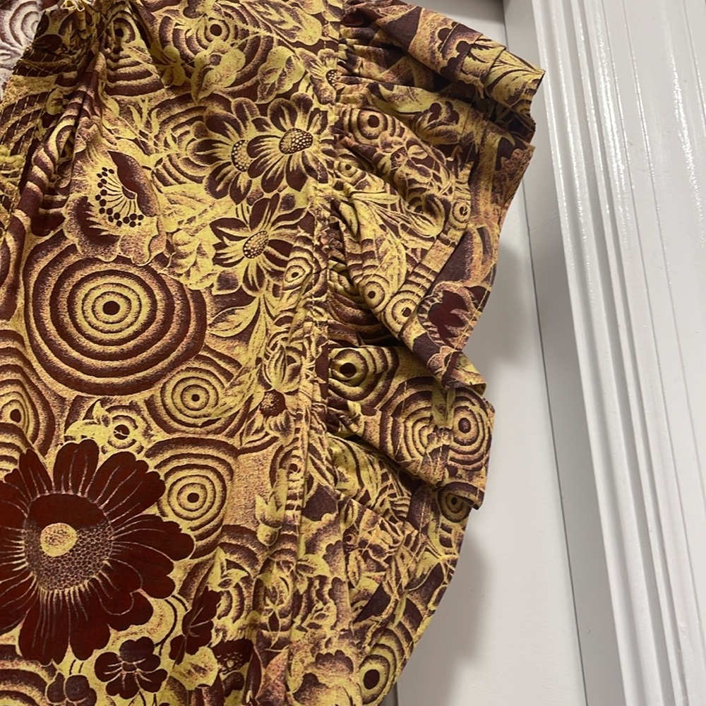 Ulla Johnson Honoria Tiered Printed Poplin Mini Dress - Picture 7 of 8